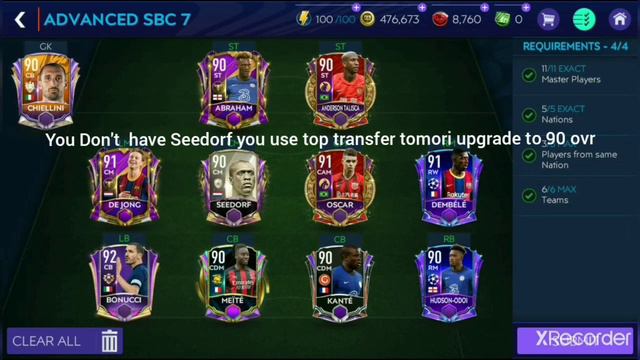 HOW TO COMPLETE MANE SBC 7 CHEAPEST SBC. FIFA MOBILE 21 смотреть онлайн