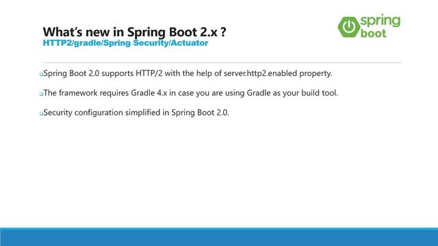 What is new in Spring Boot 2.x? | What's new in Spring Boot 2? | Spring Boot 2.0 New Features? смотреть онлайн