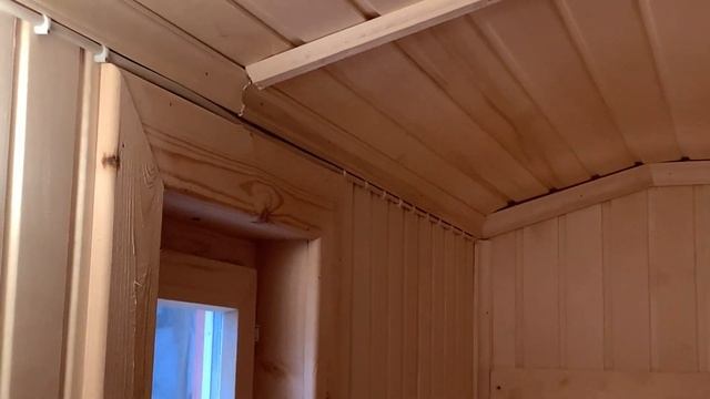 БАНЯ ДЛЯ ДУШИ с кирпичной кладкой и резными наличниками! смотреть онлайн