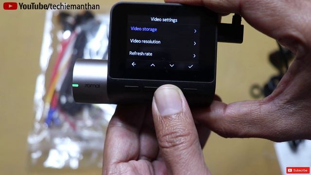 70mai Dashcam Pro Plus+ A500S-1 Settings And Connection With Phone Explained In Hindi.