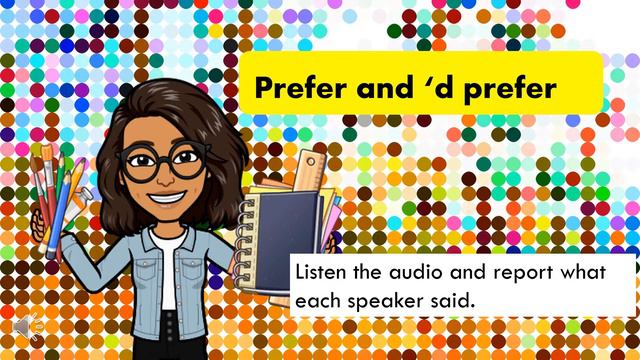 reported speech (listening exercise) смотреть онлайн