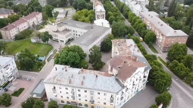 Шостка важное: Площадь Свободы.Полет над Шосткой.