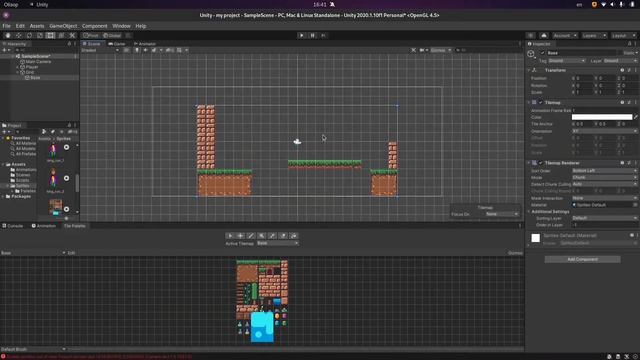 2D платформер на UNITY. Unity Tilemap и Level Design. Урок #4 смотреть онлайн