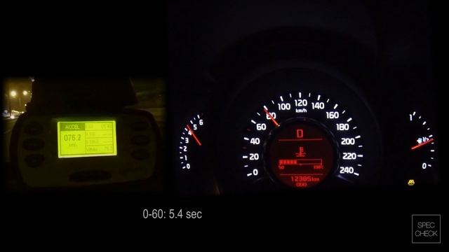 KIA Ceed 1.6 0-100 racelogic acceleration, 402 m смотреть онлайн