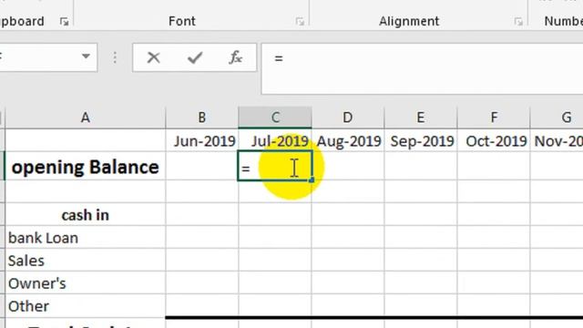 How To Make Monthly Cash Flow Statement in Excel Hindi смотреть онлайн