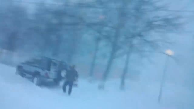 Сахалин Ноглики сильная метель 26.12.2017 смотреть онлайн