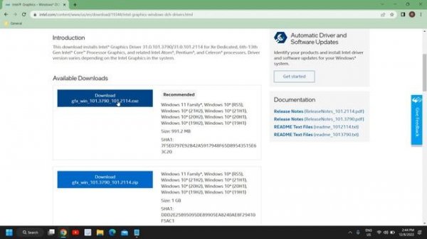 How to Update Intel Graphics Windows DCH Drivers Windows 11 10