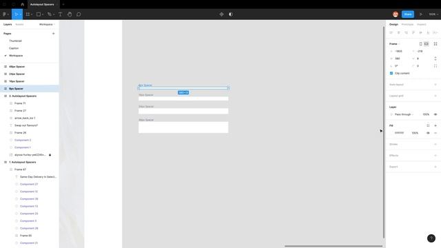Figma Tips ⚡ - Auto layout with spacers смотреть онлайн