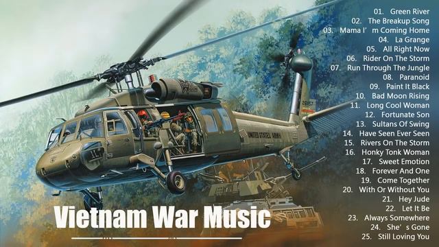 Top 100 Vietnam War Songs🎻BEST ROCK SONGS VIETNAM WAR MUSIC - Best Classic Rock Of 60s 70s смотреть онлайн