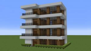 Майнкрафт - Как построить многоквартирный дом. Minecraft