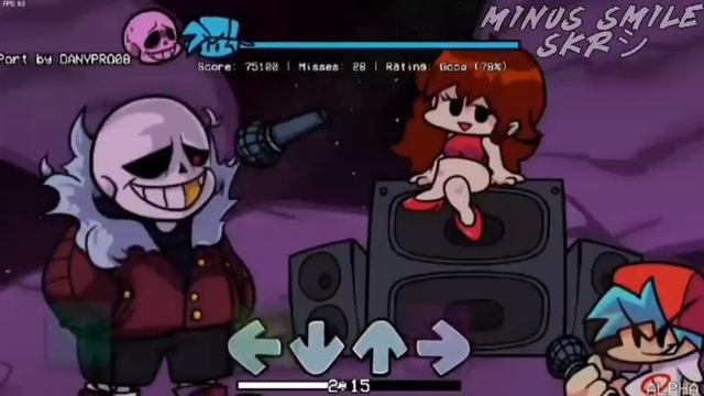 FNF vs Sans Fallen Stars para android optimized (low-end)|Minus Smile SKRシ︎| смотреть онлайн