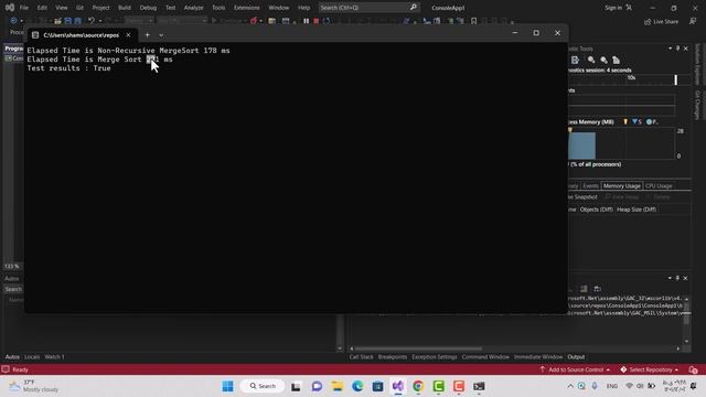 Non-Recursive Merge Sort смотреть онлайн