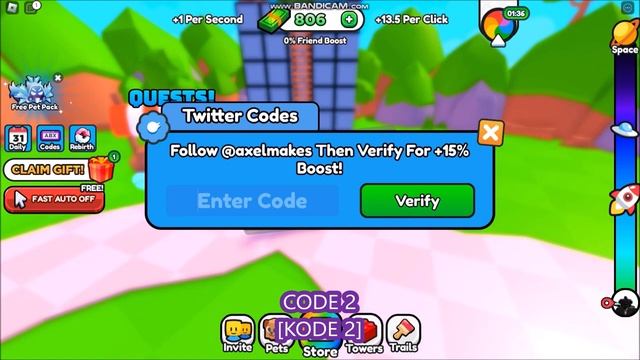 *NEW UPDATE CODES* +1 Money Every Click ROBLOX | ALL CODES | 26 MAY 2023 смотреть онлайн