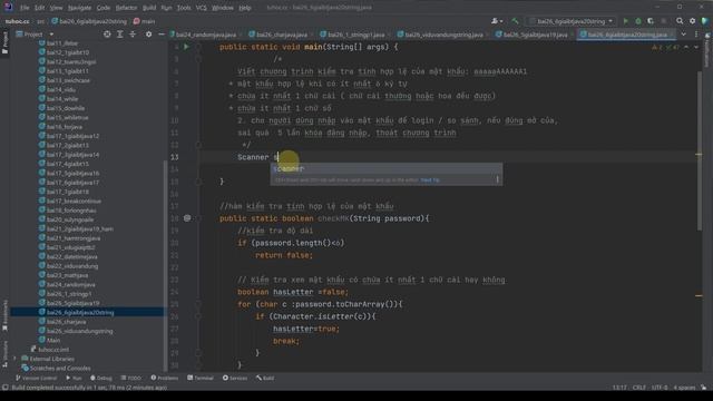 26.6 giải bài tập string java 20 - các phương thức của lớp String смотреть онлайн