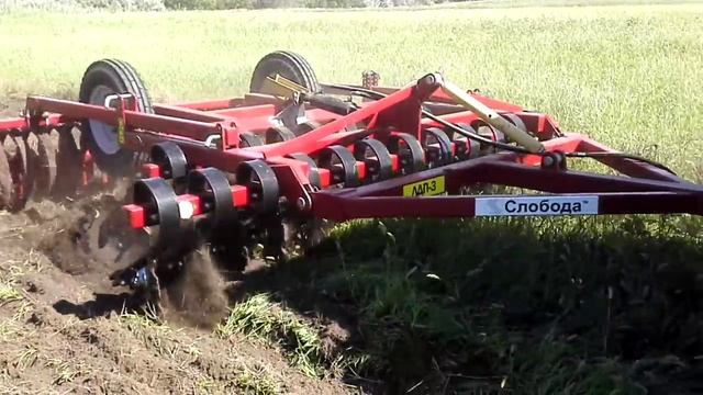 Лущильник дисковый прицепной ЛДП-3 производства ЧФ "Хартехпром-97" смотреть онлайн