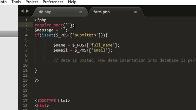 PHP #part 8: Insert User input into Database using PHP & MySql смотреть онлайн