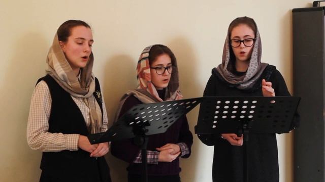 День прешед благодарю Тя Господи // знаменый распев // спевка // трио // детский хор смотреть онлайн