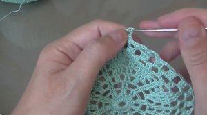 Салфетка «Мятная свежесть «. Часть 1.