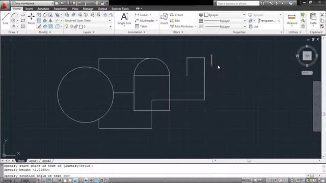 How To Enter Text In AutoCAD HD