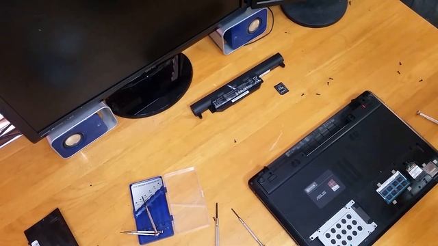 Asus X55C Laptop CPU upgrade. смотреть онлайн