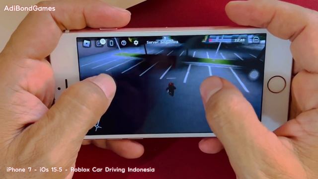 Roblox Car Driving Indonesia on iPhone 7 ios 15.6 смотреть онлайн