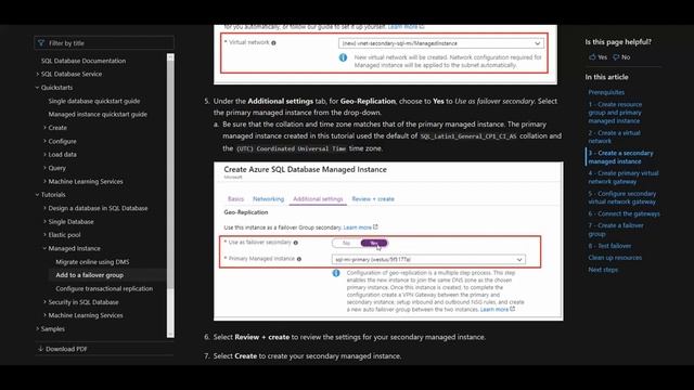 Azure SQL Server Managed Instance Disaster Recovery (DR) set up смотреть онлайн