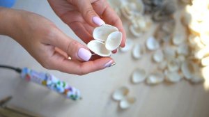 Цветы из ракушек / ОРХИДЕЯ  / DIY TSVORIC