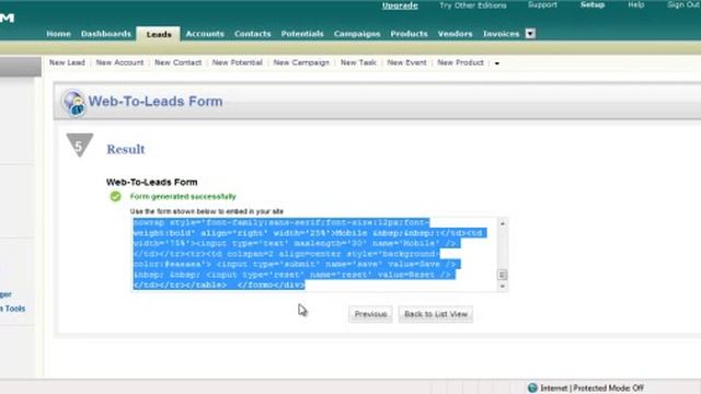 Creating a Web to Lead Form in Zoho CRM смотреть онлайн