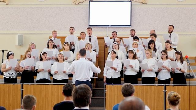 Хоровое пение | ✝️ У креста Христова мир течёт | А капелла смотреть онлайн