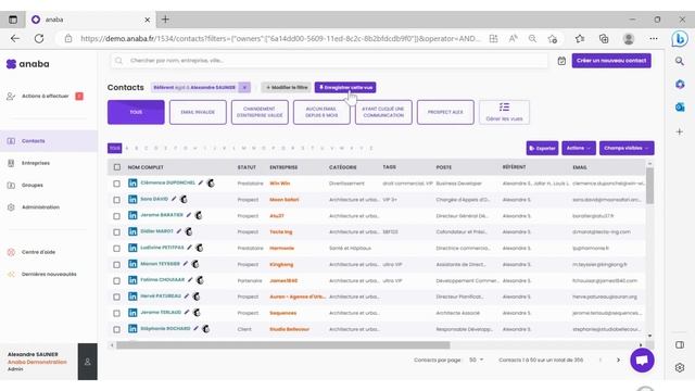 Comment créer une vue MES CONTACTS смотреть онлайн