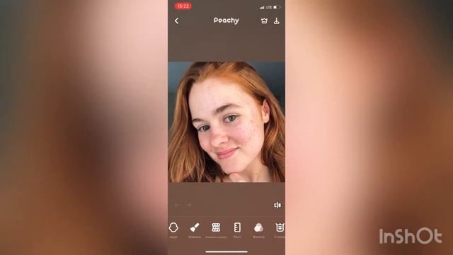 Быстрая ретушь лица на телефоне без фотошопа. Приложения Peachy от InShot смотреть онлайн