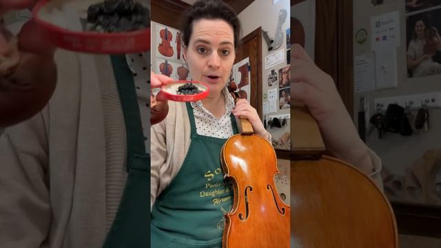 LIVE 🎥🎻 French Polishing and varnishing routine on violin 🌺 Verbena смотреть онлайн