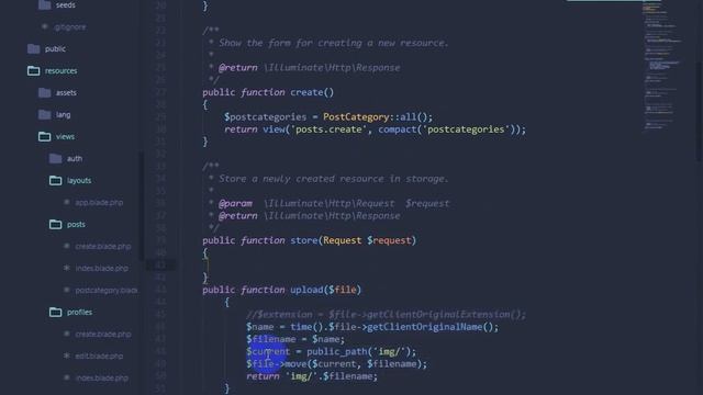 laravel class 05 creating post with foreign key смотреть онлайн