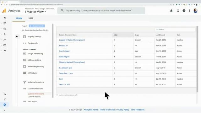 Custom Dimensions and Metrics in Google Analytics 4 properties смотреть онлайн