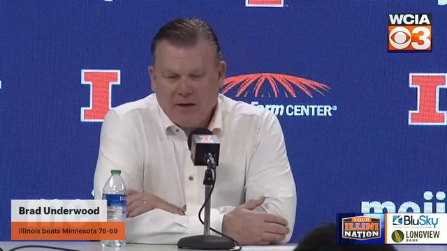 Post Game Press Conference: Hear from Brad Underwood after Illinois beats Minnesota смотреть онлайн