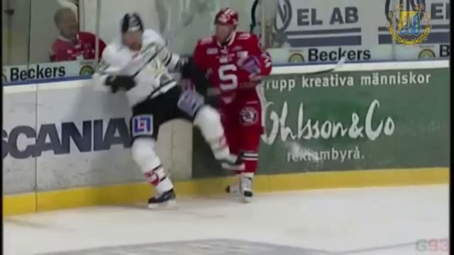 Robert Carlsson tacklar Jonas Frögren смотреть онлайн