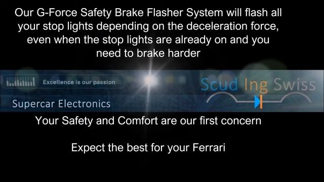 www.ScudIngSwiss.com - Ferrari G-Force Safety Brake Light Flasher System смотреть онлайн