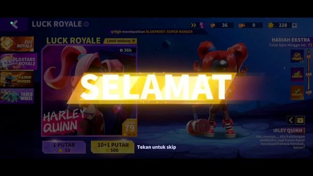 Gacha Skin Harley Queen Habis Berasa Goldstars?!!