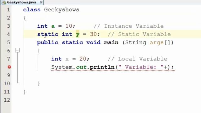 66. Static method can not use non static data member in Java Programming (Hindi) смотреть онлайн