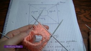 Вязание реглана спицами. Реглан сверху спицами. Вязание от горловины Часть 2 № 229