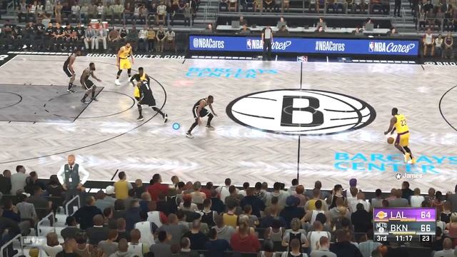 NBA 2K21 - Los Angeles Lakers Vs Brooklyn Nets (James Harden) PS4 Gameplay Hall Of Fame смотреть онлайн