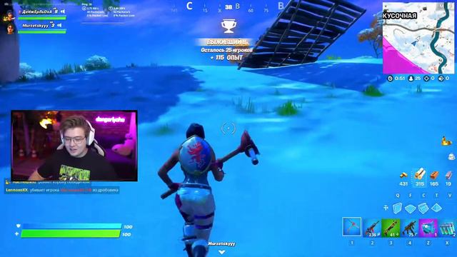 ШАРФ УЧИТ ИГРАТЬ FORTNITE МУРЗОФИКСА смотреть онлайн