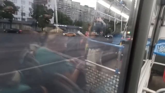 Поездка на автобусе Нефаз 5299 по маршруту «с532». смотреть онлайн