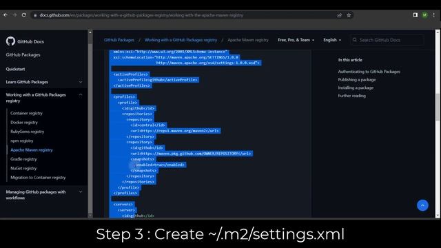 How to create GitHub Packages from the Java Maven Project смотреть онлайн