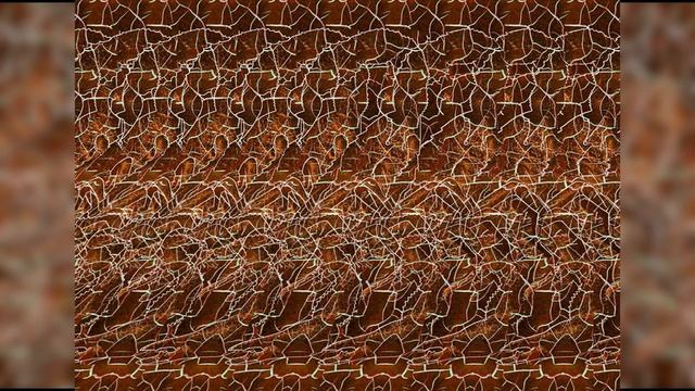Stereogram or Stereo picture. What do you see here? смотреть онлайн