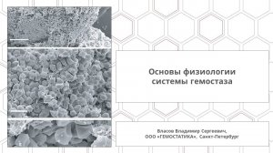 Основы физиологии гемостаза