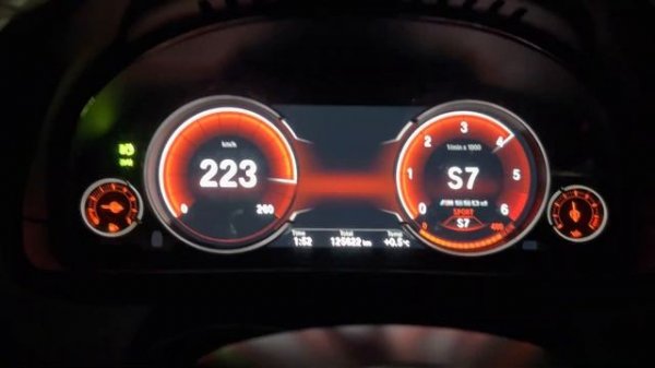 BMW M550d xDrive f10 | 100 to 263km/h l ACCELERATION | Stage 2 | 2022.11.30 remap