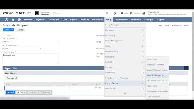 Scheduled CSV Importer Demo | Scheduling an Import in NetSuite смотреть онлайн