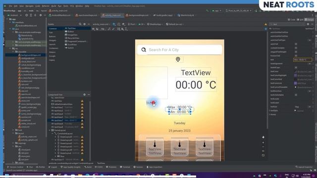 Weather App in Android Studio - Android Studio Project - API Integration, Location Services смотреть онлайн