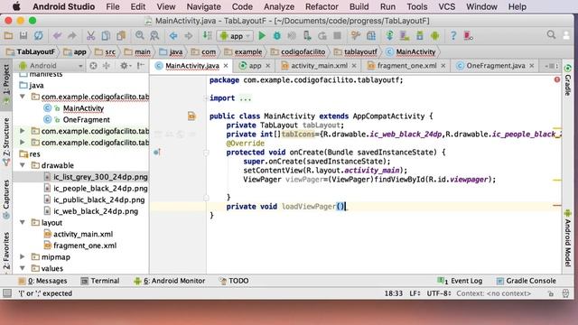 TabLayout смотреть онлайн